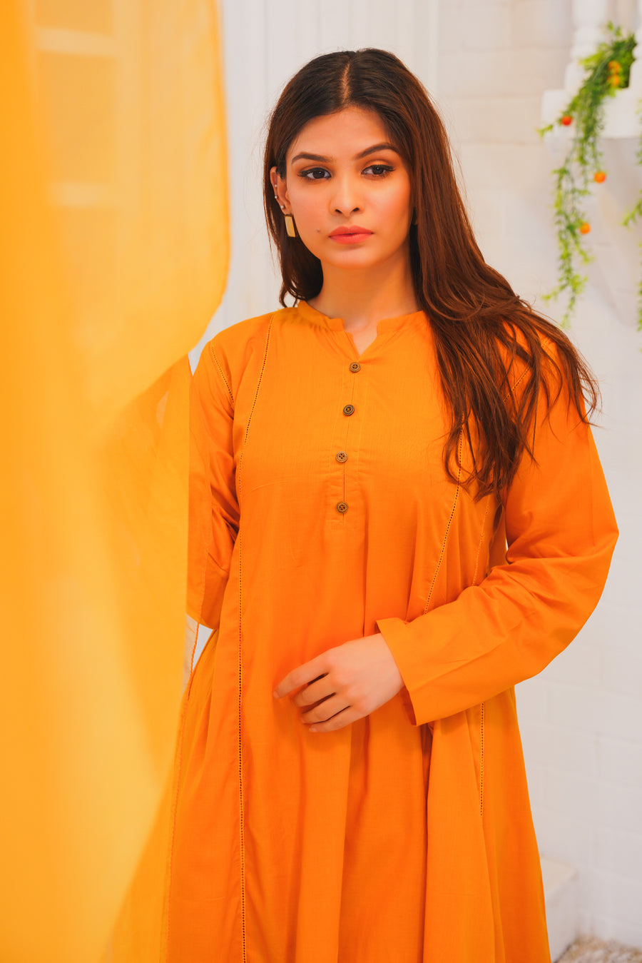 Saffron Mustard Dress